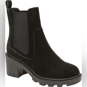 Black Suede Ankle Boots- Lisa Vicky